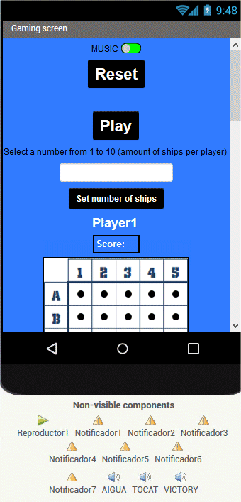 Disposici&oacute; dels elements