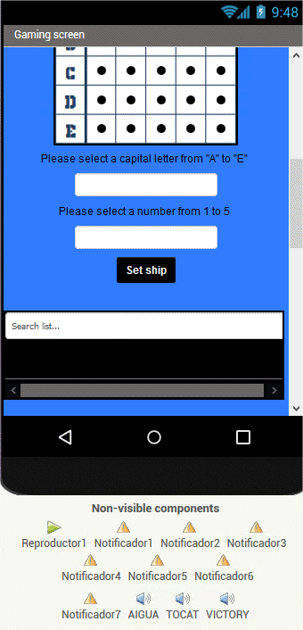 Disposici&oacute; dels elements