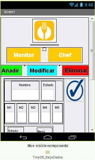 Disposici&oacute; dels elements