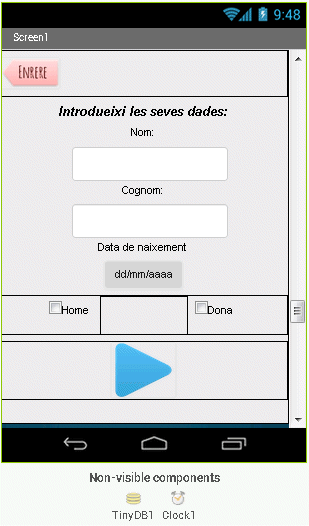 Disposici&oacute; dels elements