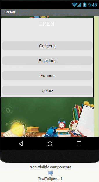 Disposici&oacute; dels elements