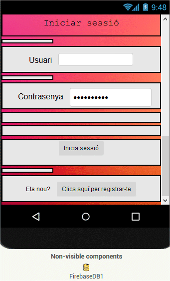 Disposici&oacute; dels elements
