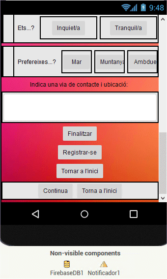 Disposici&oacute; dels elements