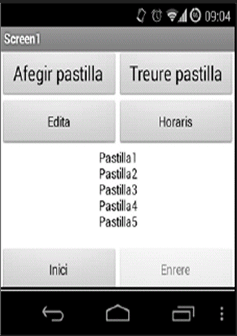 Disposici&oacute; dels elements