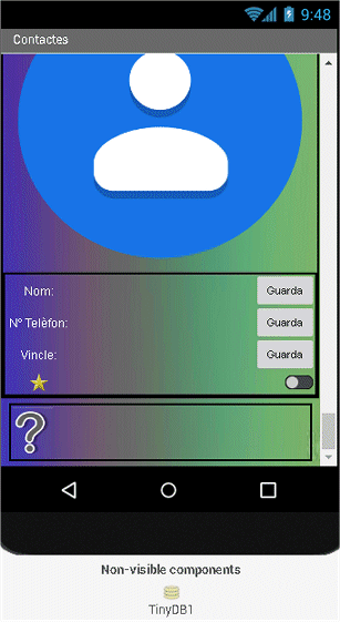 Disposici&oacute; dels elements